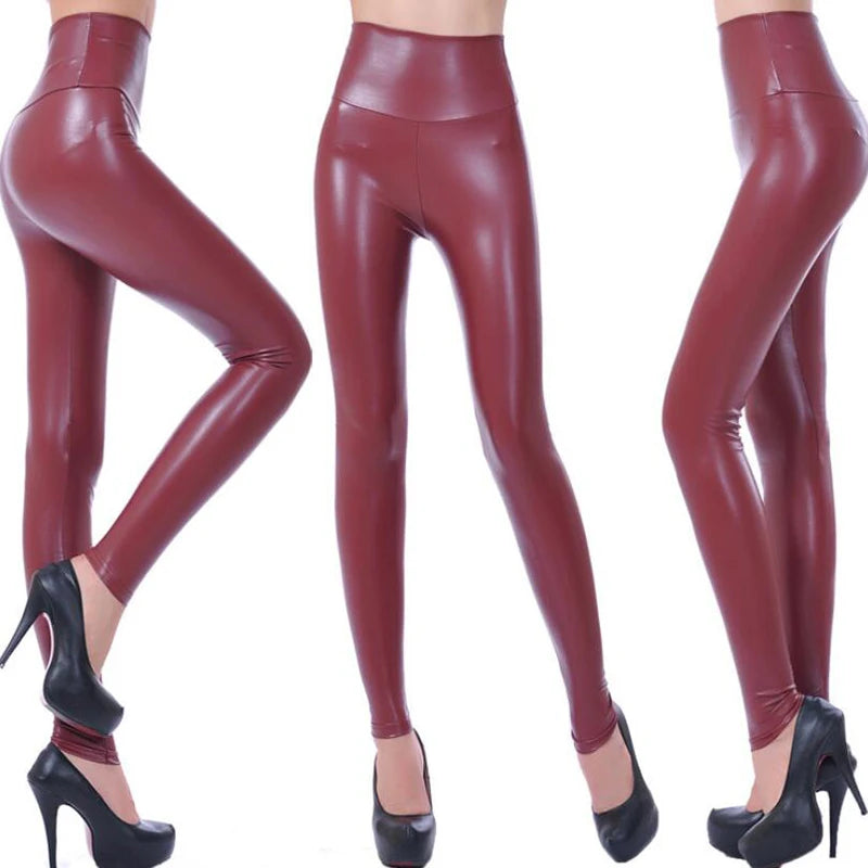 WOMEN'S Leggings, Leather Pants