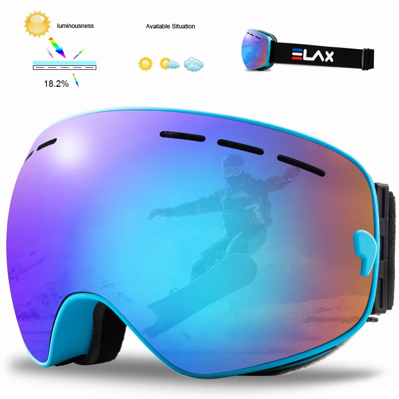 Anti-Fog Ski Goggles Snow Snowboard Glasses