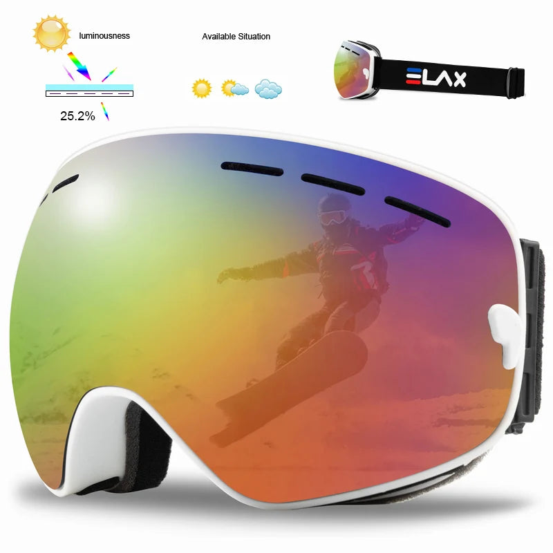 Anti-Fog Ski Goggles Snow Snowboard Glasses