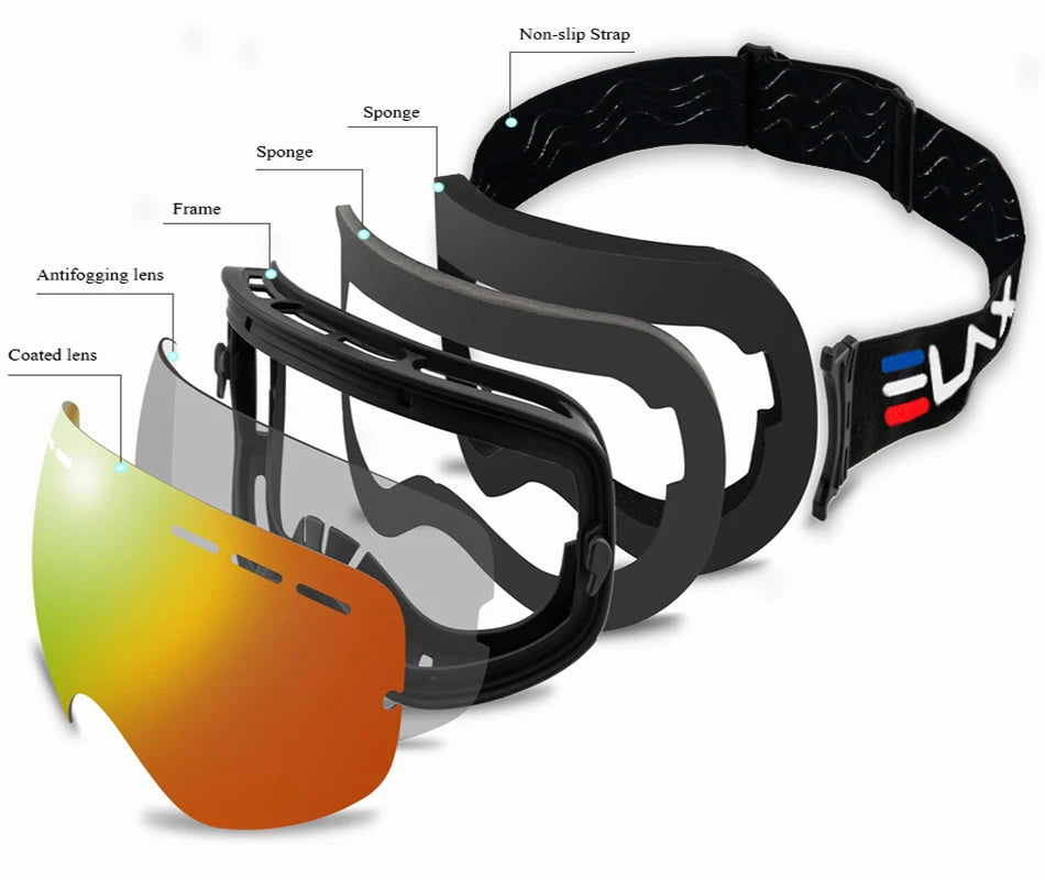 Anti-Fog Ski Goggles Snow Snowboard Glasses