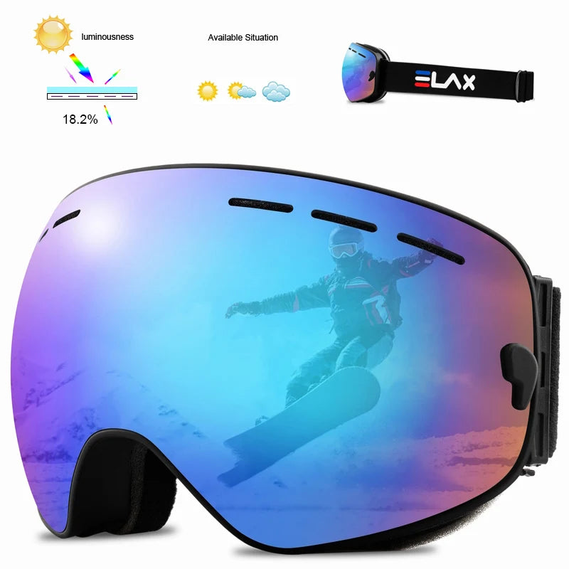 Anti-Fog Ski Goggles Snow Snowboard Glasses