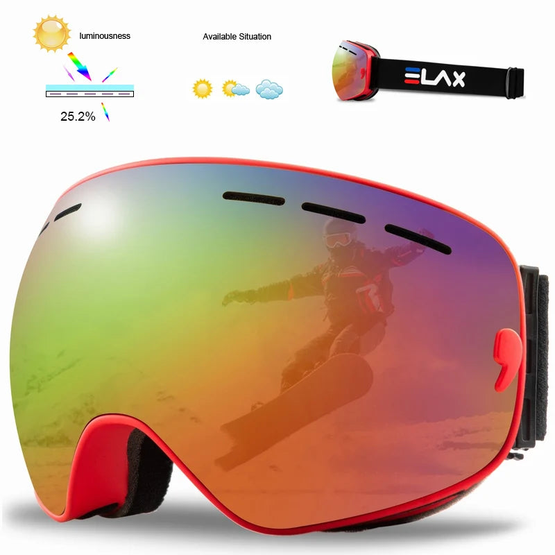 Anti-Fog Ski Goggles Snow Snowboard Glasses