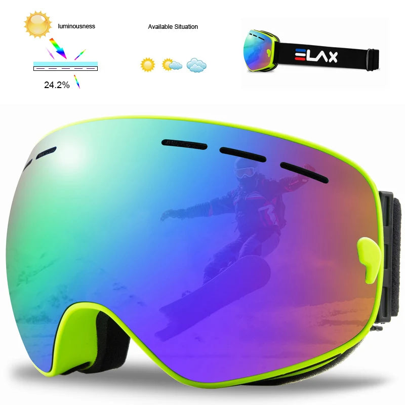 Anti-Fog Ski Goggles Snow Snowboard Glasses