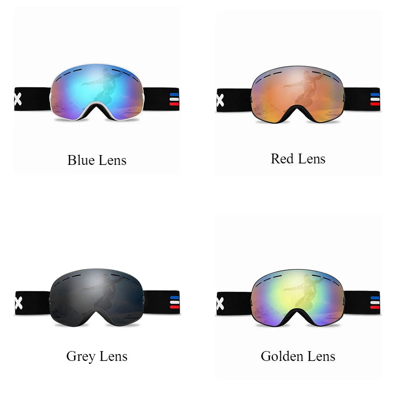 Anti-Fog Ski Goggles Snow Snowboard Glasses