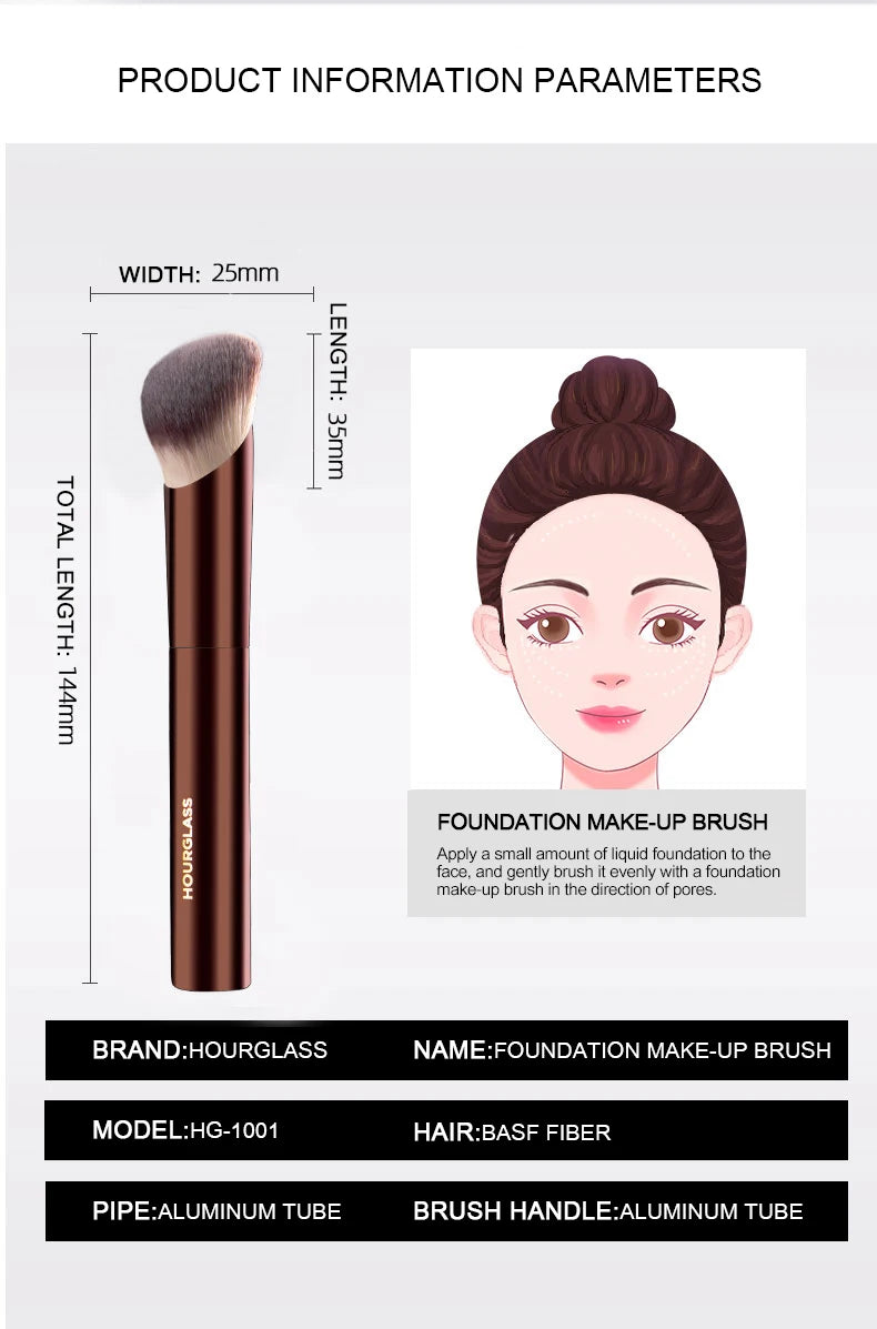 Brush Soft Fiber Hair Fashion Design Single Face Brush Cosmetics