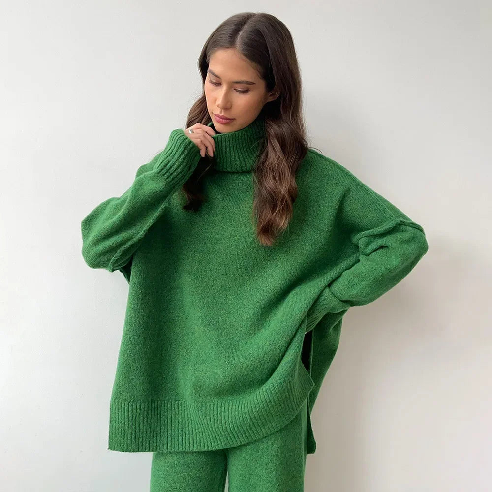 2025 turtleneck sweater set