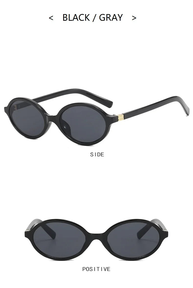 Sexy Small Oval Leopard Sunglasses