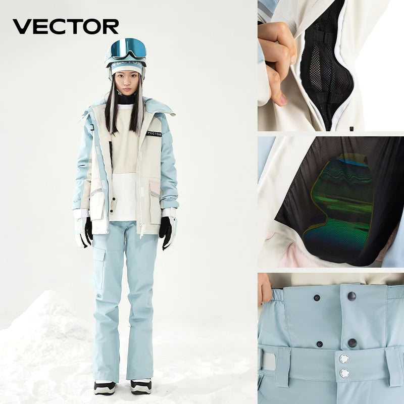 Ski Suit Set Women Winter