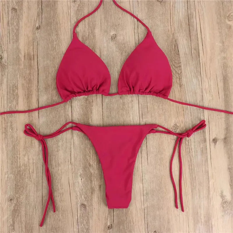 Summer Swimsuit Women Sexy Bikini Set