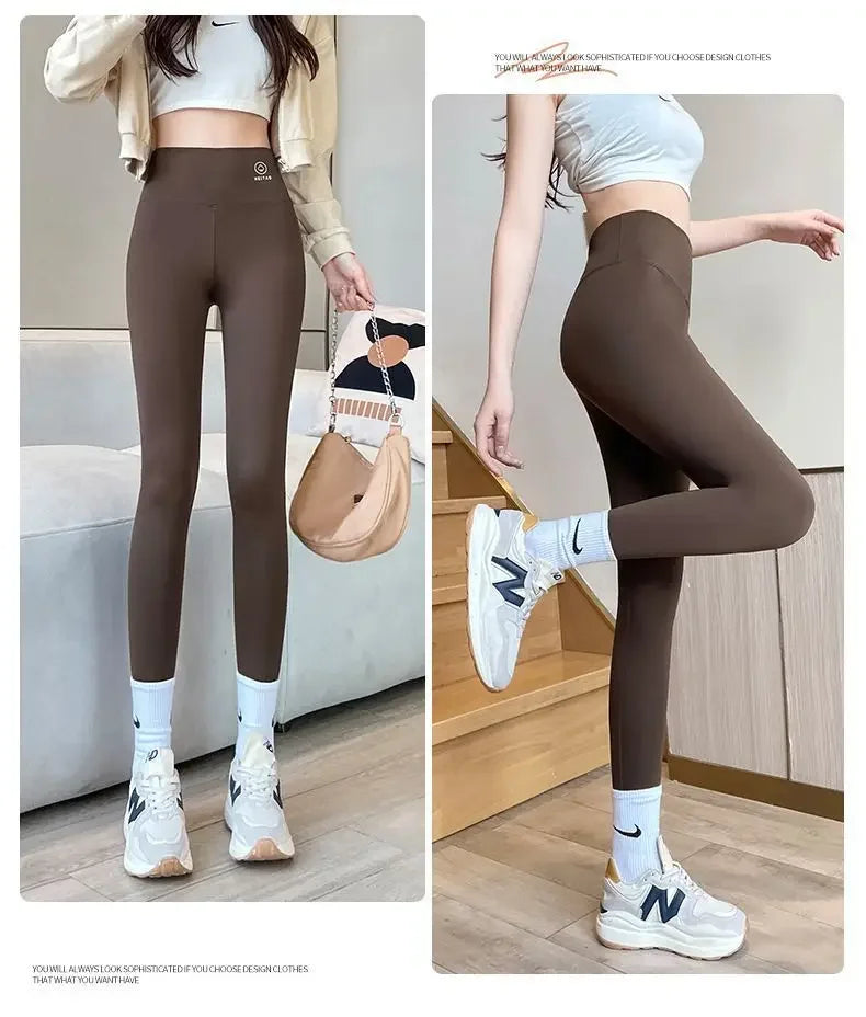 High Waisted Seamless Leggings Sports