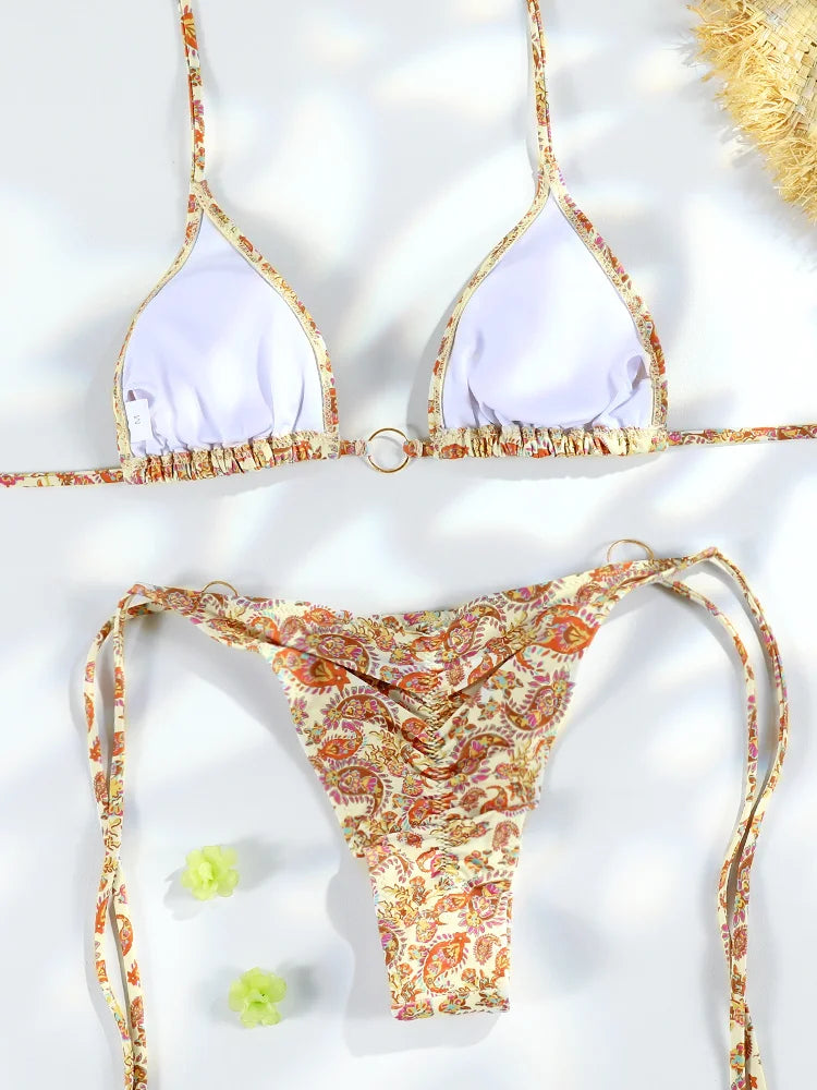 Sexy Triangle Chains Bikini Sets