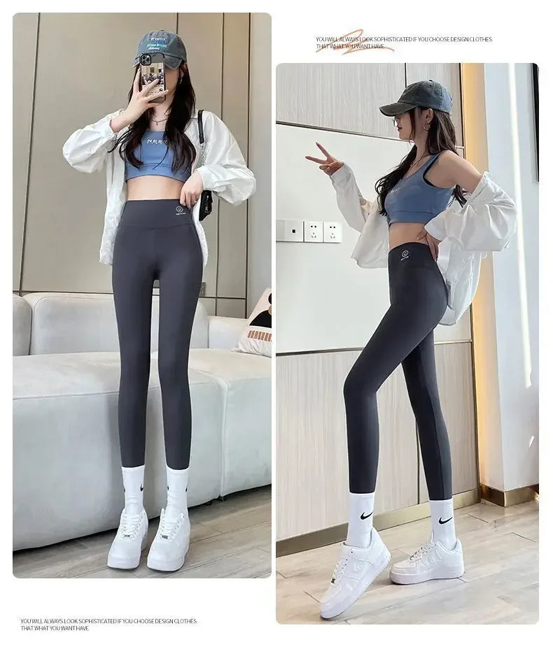 High Waisted Seamless Leggings Sports