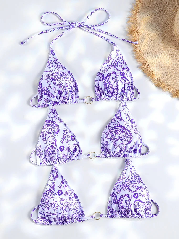 Sexy Triangle Chains Bikini Sets