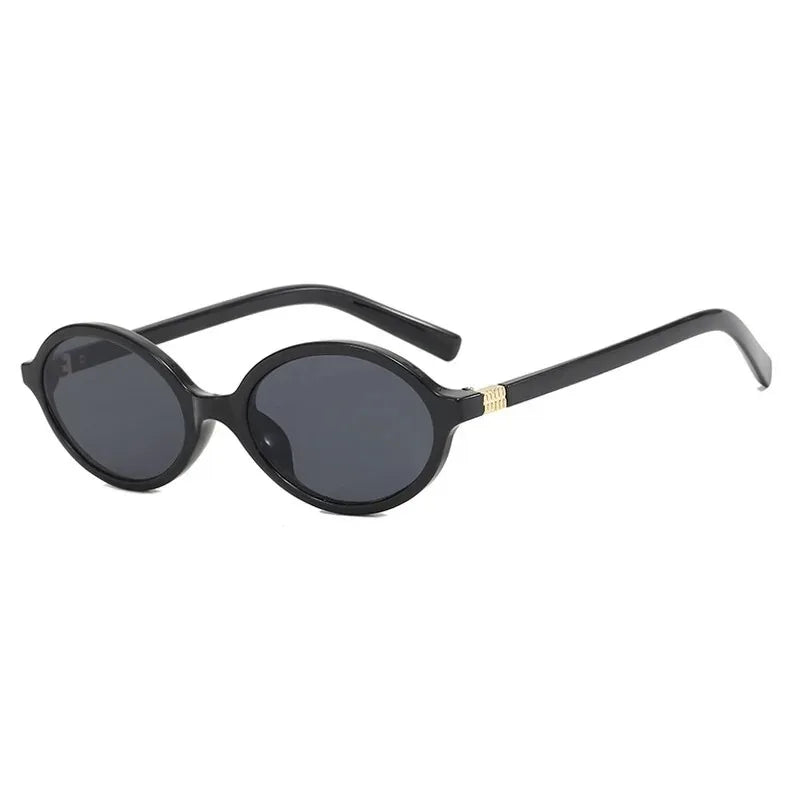 Sexy Small Oval Leopard Sunglasses