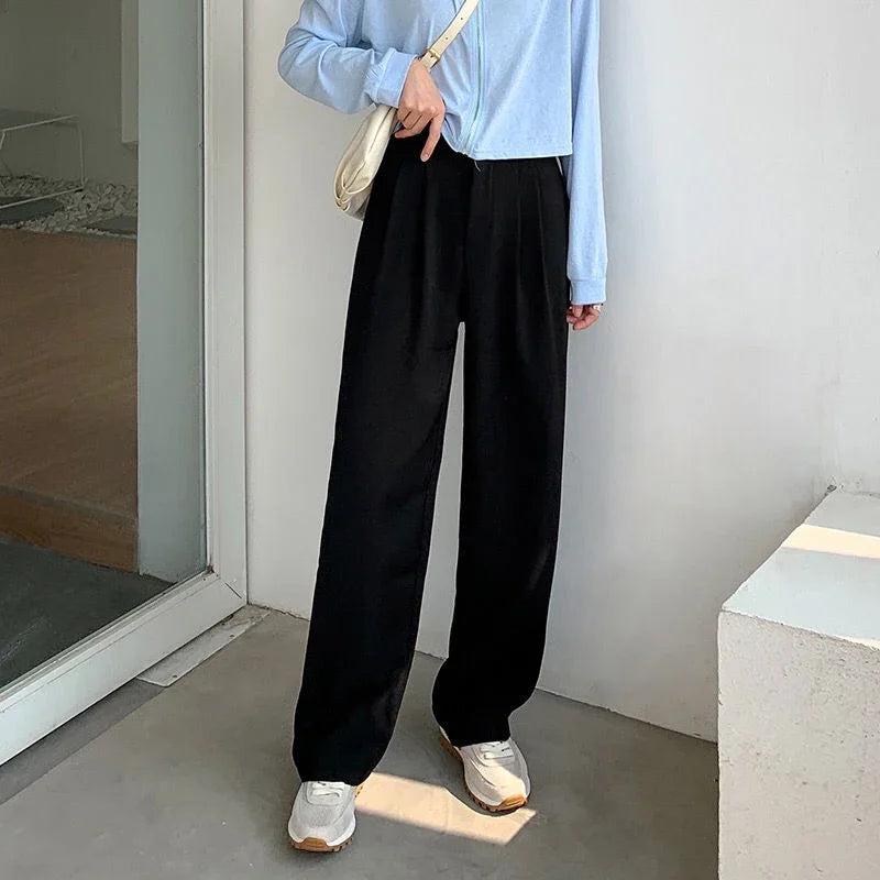 High Waist Women Suit Pants 2025