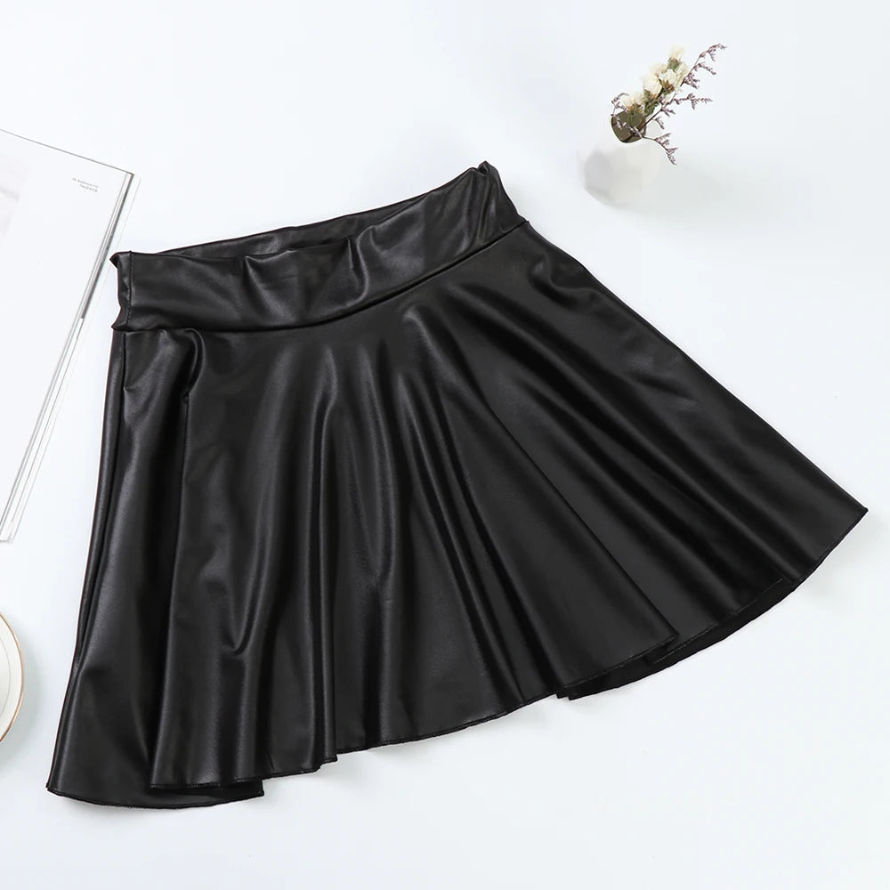 High Waist Elastic Mini Short Skirt