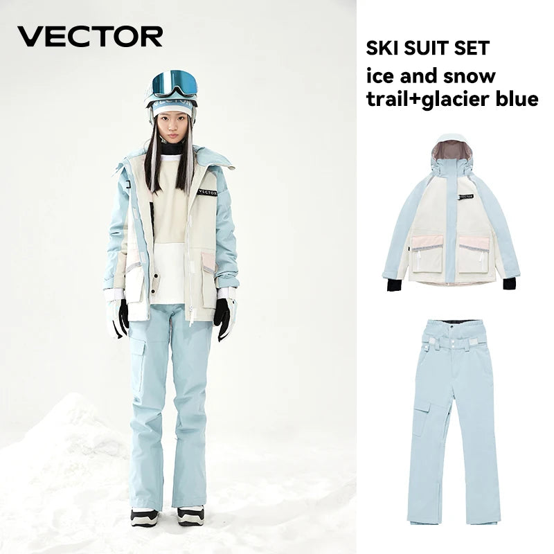 Ski Suit Set Women Winter