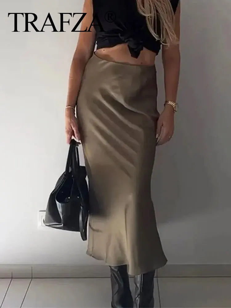 Casual Women Long Skirt