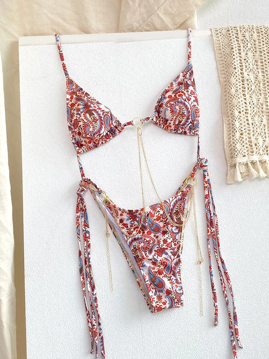 Sexy Triangle Chains Bikini Sets