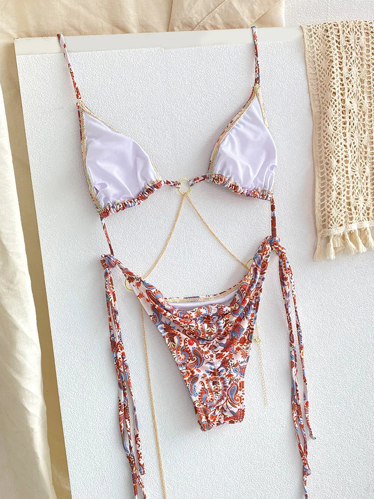 Sexy Triangle Chains Bikini Sets