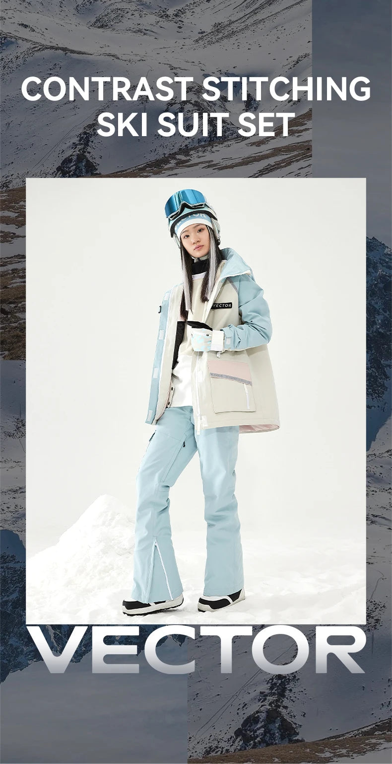 Ski Suit Set Women Winter