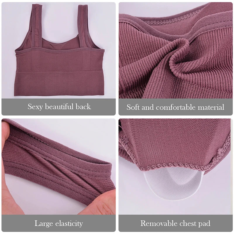 Breathable Sports Bra Anti-Sweat Activewear