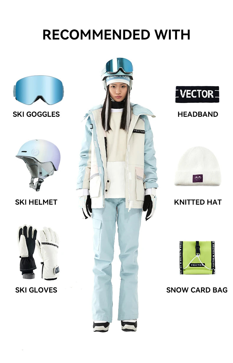 Ski Suit Set Women Winter